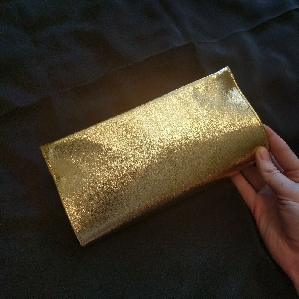 VTG 50S GOLD LAME CLUTCH